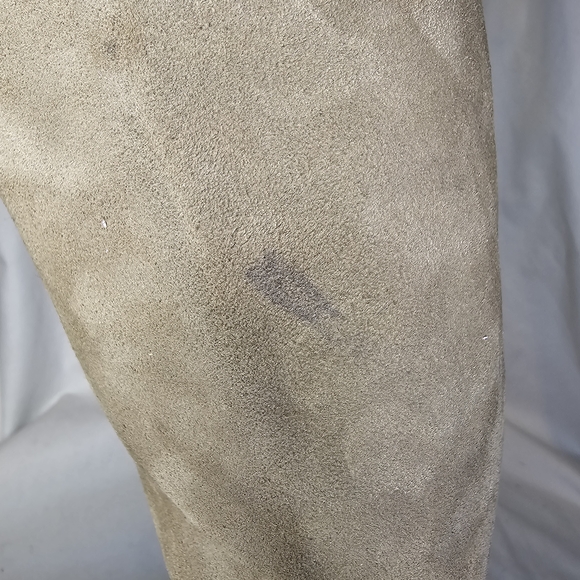 Isabel Marant Denvee Cowboy Boots - Women's Size 39 - Knee High Taupe Suede - Picture 14 of 14